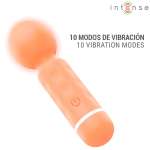 INTENSE - Jared mini-taikasauvahieroja USB-ladattava oranssi