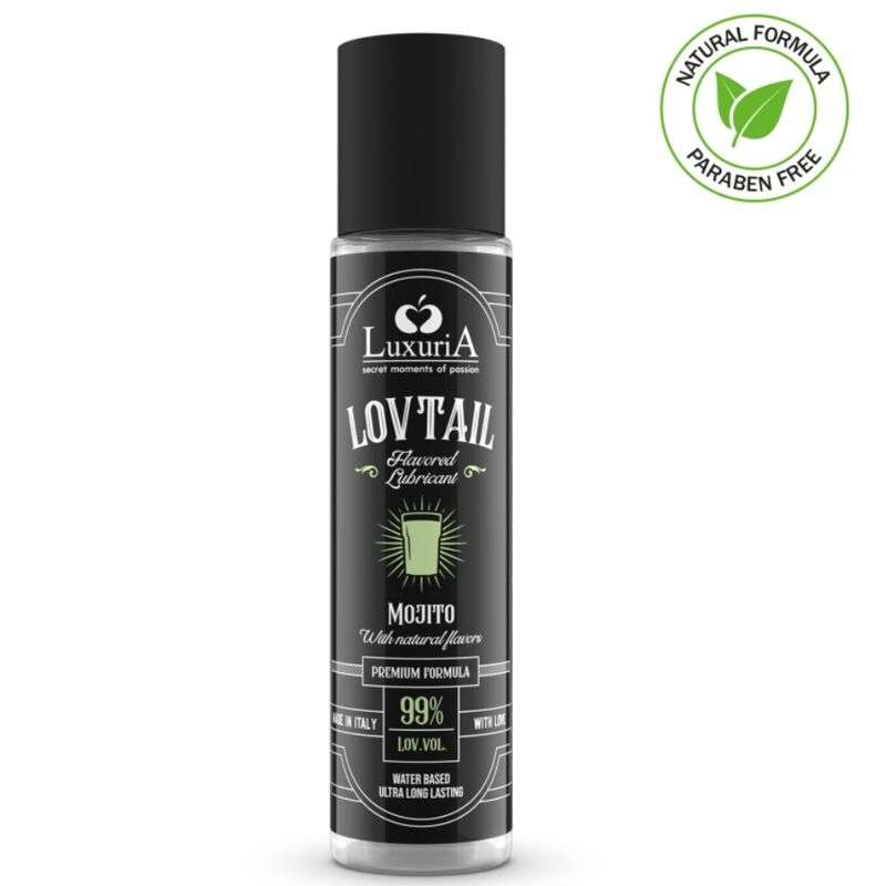 INTIMATELINE - LUXURIA WATER BASED LOVTAIL LUBRICANT MOJITO 60 ML INTIMATELINE - LUXURIA WATER BASED LOVTAIL LUBRICANT MOJITO 60 ML