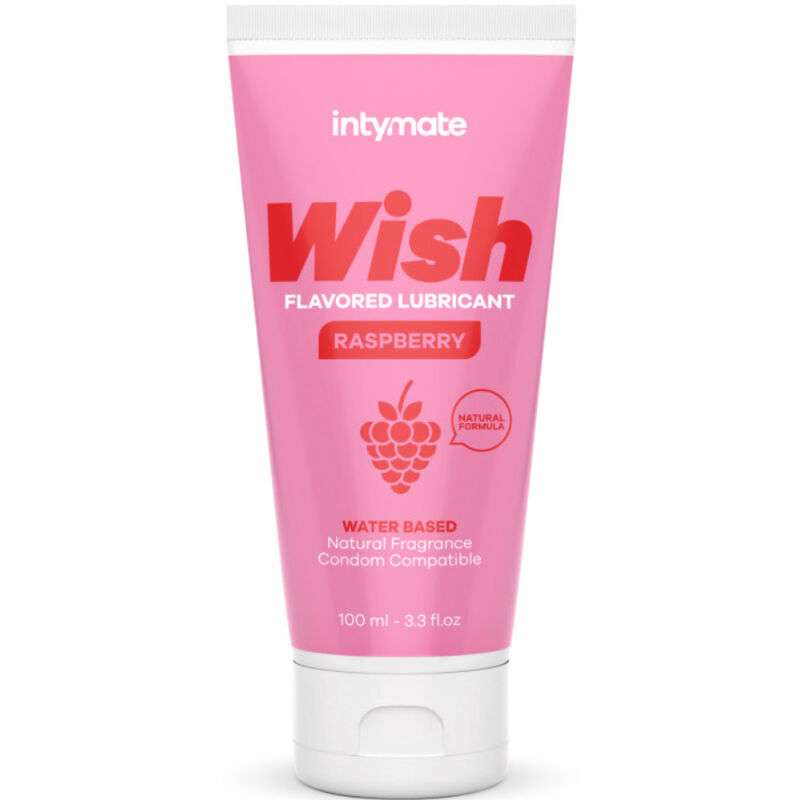 INTIMATELINE INTYMATE - WISH RASPBERRY FLAVORED LUBRICANT 100 ML INTIMATELINE INTYMATE - WISH RASPBERRY FLAVORED LUBRICANT 100 ML