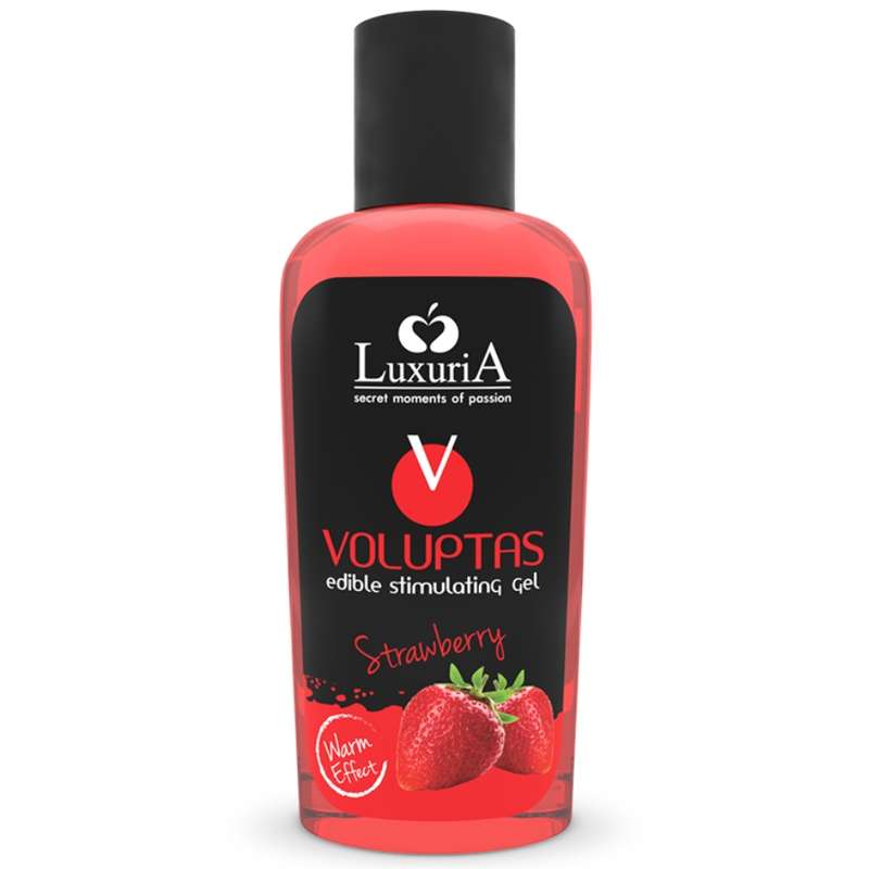 INTIMATELINE LUXURIA - VOLUPTAS EDIBLE MASSAGE GEL WARMING EFFECT - STRAWBERRY 100 ML INTIMATELINE LUXURIA - VOLUPTAS EDIBLE MASSAGE GEL WARMING EFFECT - STRAWBERRY 100 ML