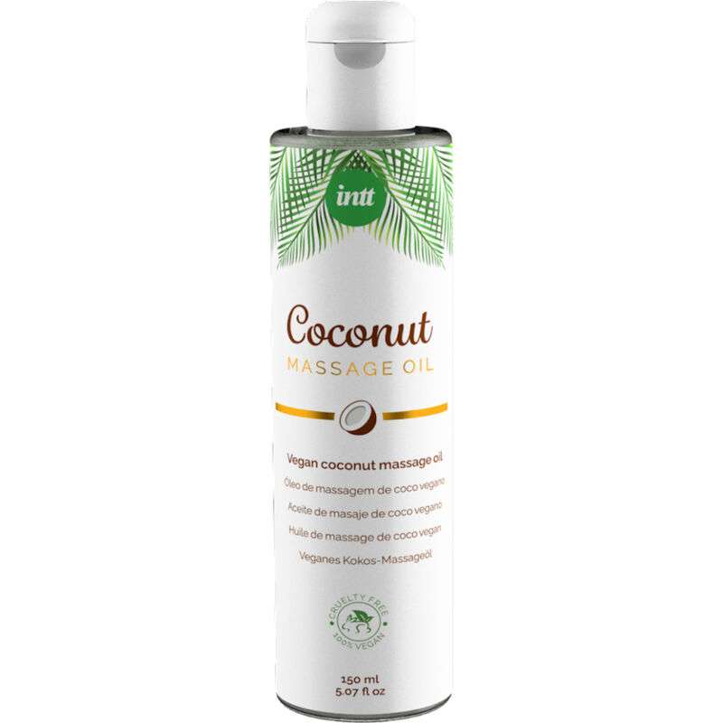 INTT - SWEET VEGAN MASSAGE OIL WITH RELAXING COCONUT FLAVORED INTT - SWEET VEGAN MASSAGE OIL WITH RELAXING COCONUT FLAVORED