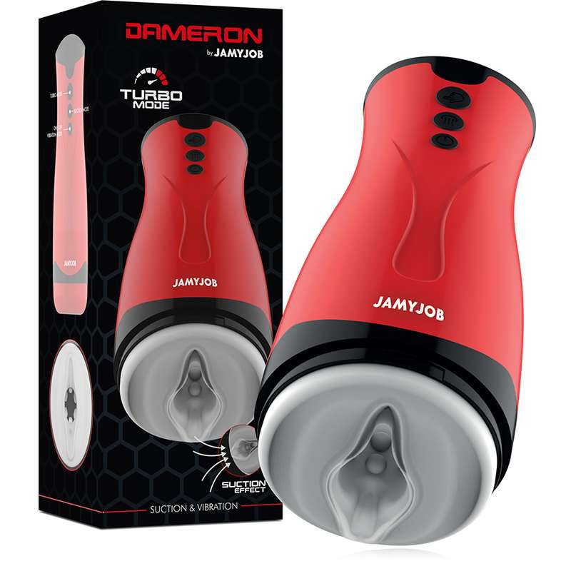 JAMYJOB - DAMERON SUCTION AND VIBRATION MASTURBATOR JAMYJOB - DAMERON SUCTION AND VIBRATION MASTURBATOR