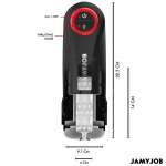 JAMYJOB - GRAVITY AUTOMATIC VAGINA MASTURBATOR 5 THRUSTING MODES AND SOUND EFFECT