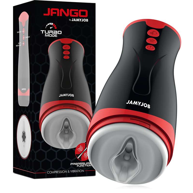 JAMYJOB - JANGO COMPRESSION AND VIBRATION MASTURBATOR JAMYJOB - JANGO COMPRESSION AND VIBRATION MASTURBATOR