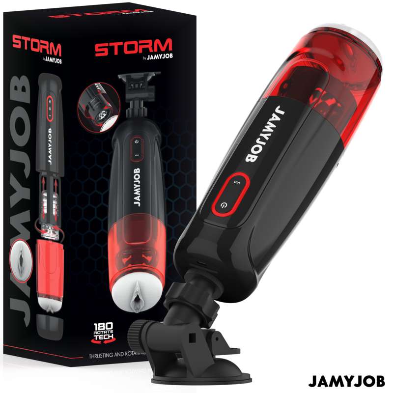 JAMYJOB - STORM AUTOMATIC VAGINAL MASTURBATOR WITH 10 MODES, ROTATION AND PUSHING JAMYJOB - STORM AUTOMATIC VAGINAL MASTURBATOR WITH 10 MODES, ROTATION AND PUSHING