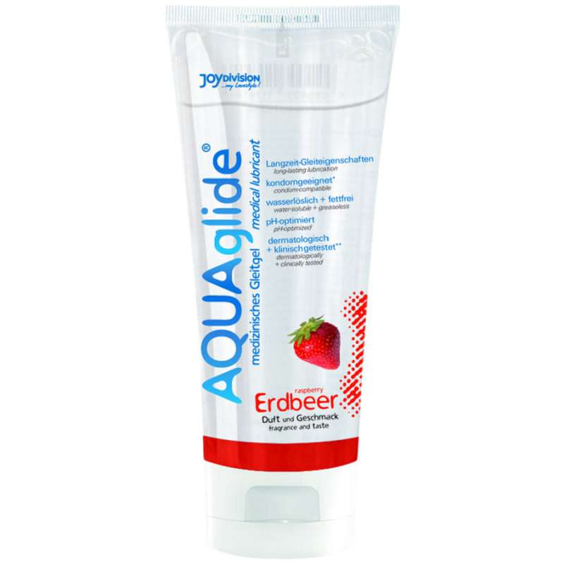 JOYDIVISION AQUAGLIDE - STRAWBERRY LUBRICANT 100 ML JOYDIVISION AQUAGLIDE - STRAWBERRY LUBRICANT 100 ML