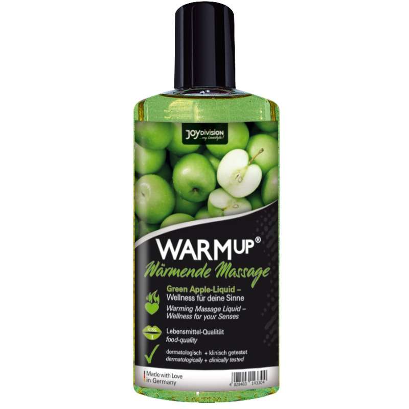 JOYDIVISION WARMUP - GREEN APPLE MASSAGE OIL - 150 ML JOYDIVISION WARMUP - GREEN APPLE MASSAGE OIL - 150 ML