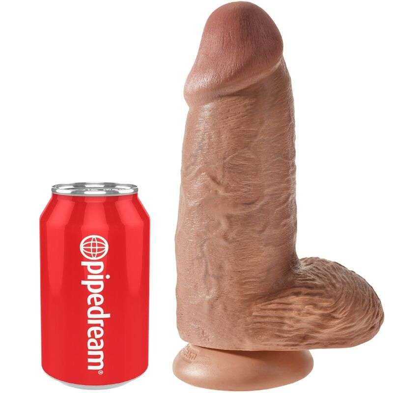 KING COCK - CHUBBY REALISTIC PENIS 23 CM CARAMEL KING COCK - CHUBBY REALISTIC PENIS 23 CM CARAMEL
