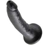 KING COCK - DILDO BLACK 17.8 CM