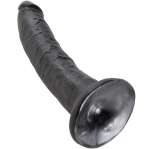 KING COCK - DILDO BLACK 17.8 CM