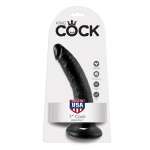 KING COCK - DILDO BLACK 17.8 CM