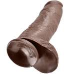 KING COCK - DILDO BROWN WITH BALLS 30.48 CM