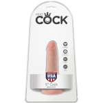 KING COCK - DILDO WITH BALLS 14 CM FLESH