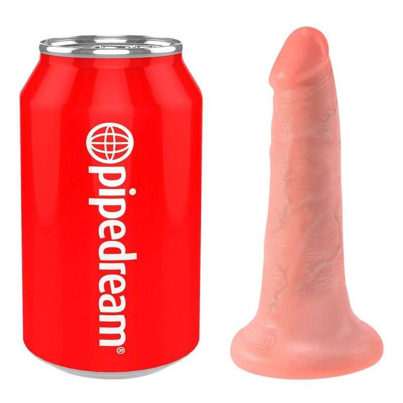 KING COCK - DILDO WITH BALLS 14 CM FLESH KING COCK - DILDO WITH BALLS 14 CM FLESH