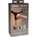 KING COCK - ELITE ADJUSTABLE HARNESS WITH DILDO 15.2 CM FOR BEGINNERS