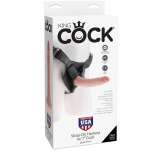 KING COCK - HARNESS WITH REALISTIC PENIS NATURAL 17.8 CM