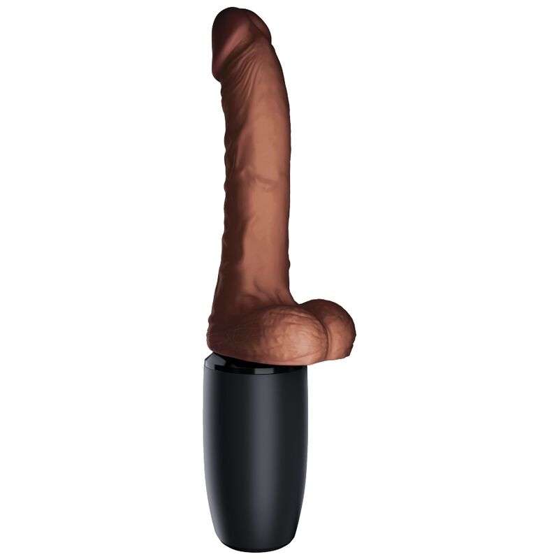KING COCK - PLUS TRIPLE THREAT BROWN SKIN TONE KING COCK - PLUS TRIPLE THREAT BROWN SKIN TONE
