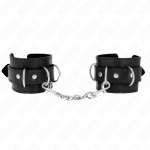 KINK - 3 D-RING WRIST RESTRAINTS ADJUSTABLE BLACK 17.5-25 CM X 6 CM