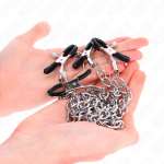 KINK - 4 CHAIN NIPPLE CLAMPS 32 CM WITH LITTLE CHAINS 14 CM