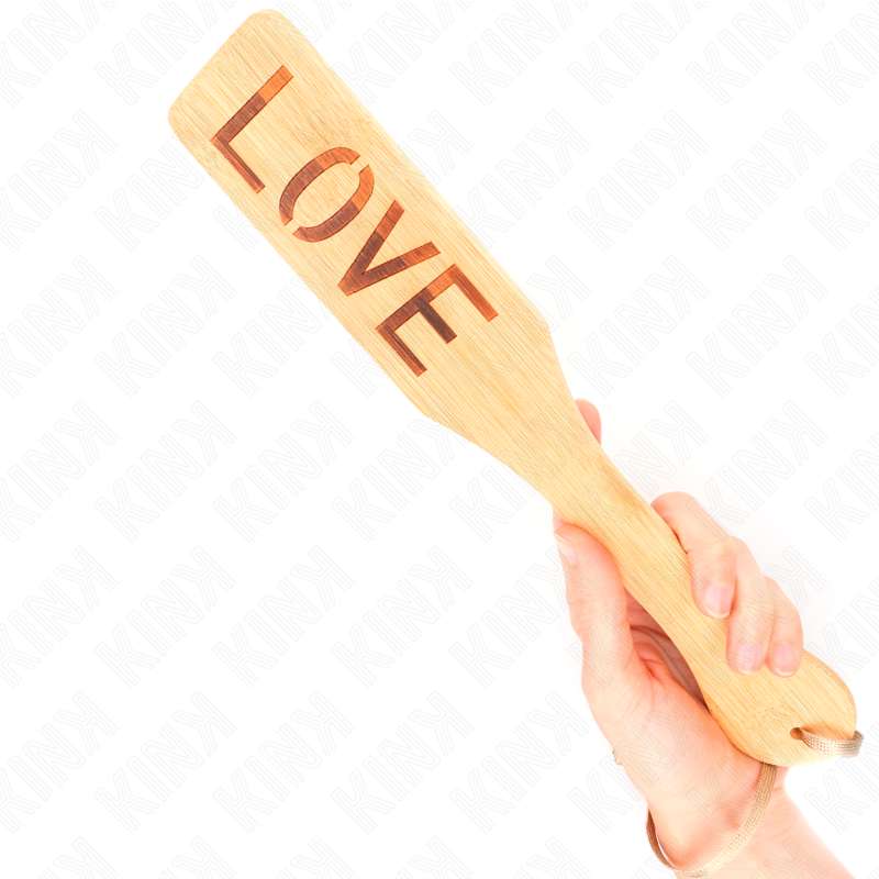 KINK - BAMBOO PALETTE WORD LOVE 32 X 5.5 CM KINK - BAMBOO PALETTE WORD LOVE 32 X 5.5 CM