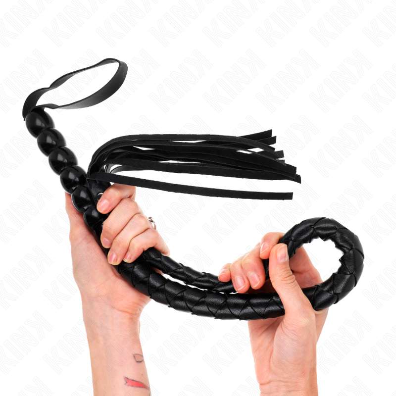 KINK - BEADED SNAKE WHIP 80 CM KINK - BEADED SNAKE WHIP 80 CM