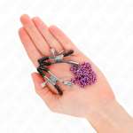 KINK - CHAIN NIPPLE CLAMPS PURPLE 30 CM