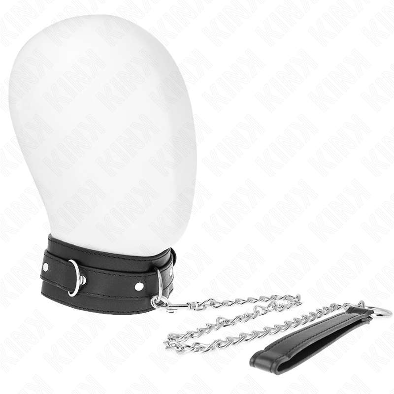 KINK - COLLAR WITH BELT 65 CM WITH STRAP BLACK 54 X 4.5 CM KINK - COLLAR WITH BELT 65 CM WITH STRAP BLACK 54 X 4.5 CM