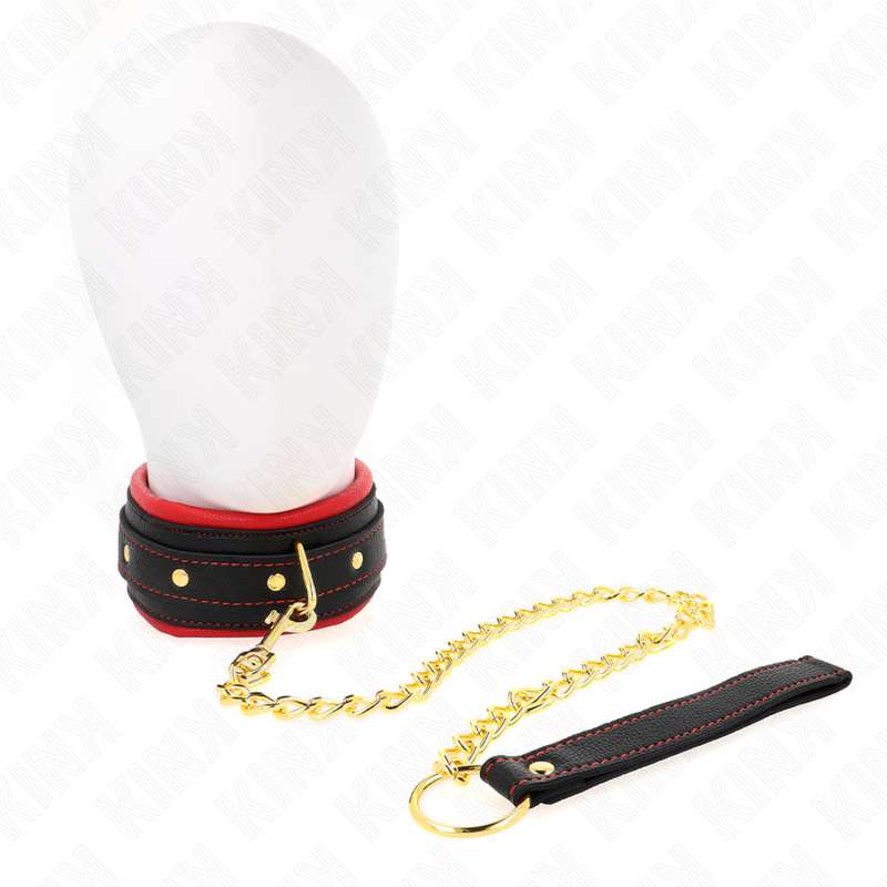 KINK - COLLAR WITH PLAIN FABRIC LEASH ADJUSTABLE 33-48 CM X 5.7 CM KINK - COLLAR WITH PLAIN FABRIC LEASH ADJUSTABLE 33-48 CM X 5.7 CM