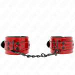 KINK - DARK RED WRIST CUFFS 23 X 5 CM