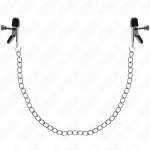 KINK - FLAT CHAIN NIPPLE CLAMPS SILVER 34 CM