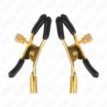 KINK - GOLD NIPPLE CLAMPS 6 CM