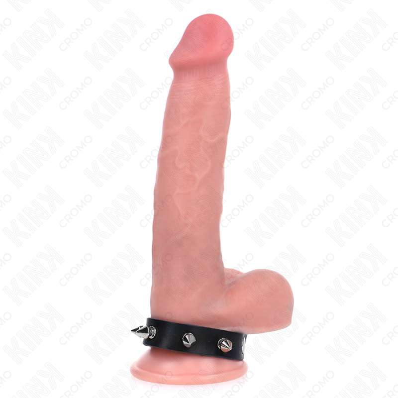 KINK - LEATHER PENIS RING WITH SPIKES 21.5 X 1.6 CM KINK - LEATHER PENIS RING WITH SPIKES 21.5 X 1.6 CM