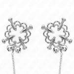 KINK - METAL FLOWER NIPPLE CLAMPS WITH CHAIN