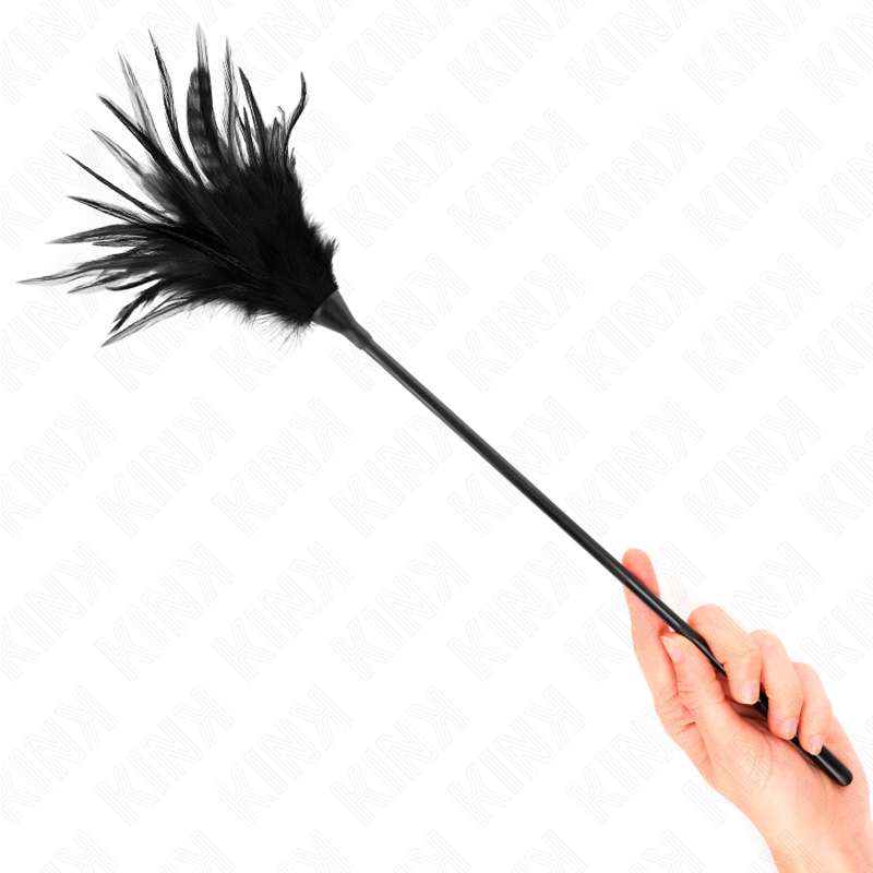 KINK - MULTIPLE BLACK TICKLE FEATHERS 45 CM KINK - MULTIPLE BLACK TICKLE FEATHERS 45 CM