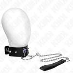 KINK - NECKLACE 65 CM WITH STRAP WITH BLUE DIAMONDS ADJUSTABLE 36-43 CM X 5 CM