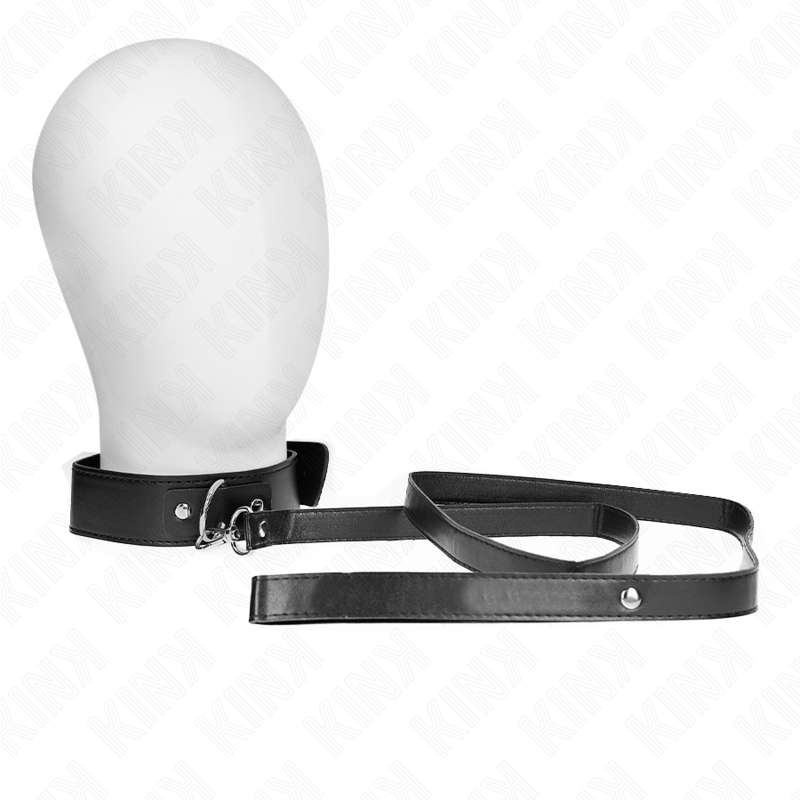 KINK - NECKLACE WITH BELT 116 CM BLACK STRAP ADJUSTABLE 32-50 CM X 8 CM KINK - NECKLACE WITH BELT 116 CM BLACK STRAP ADJUSTABLE 32-50 CM X 8 CM