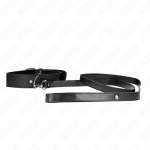 KINK - NECKLACE WITH BELT 116 CM BLACK STRAP ADJUSTABLE 32-50 CM X 8 CM