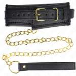 KINK - NECKLACE WITH SPONGE IMITATION LEATHER STRAP MODEL 1 ADJUSTABLE 37-54 CM X 3 CM