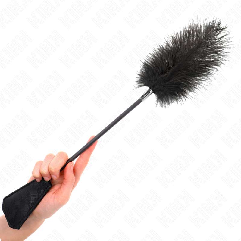 KINK - OSTRICH FEATHERS FOR TICKLE WITH LACE PALLET 56 CM KINK - OSTRICH FEATHERS FOR TICKLE WITH LACE PALLET 56 CM