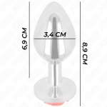 KINK - PLUG ANAL ROSE RED SIZE M