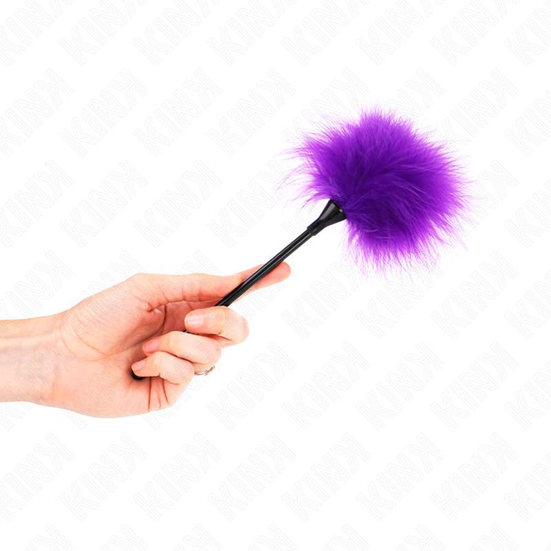 KINK - PURPLE TICKLE FEATHERS USED FOR THE BONDAGE KIT 27 CM KINK - PURPLE TICKLE FEATHERS USED FOR THE BONDAGE KIT 27 CM