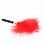 KINK - RED GOLD METAL TICKLE FEATHERS 18 CM