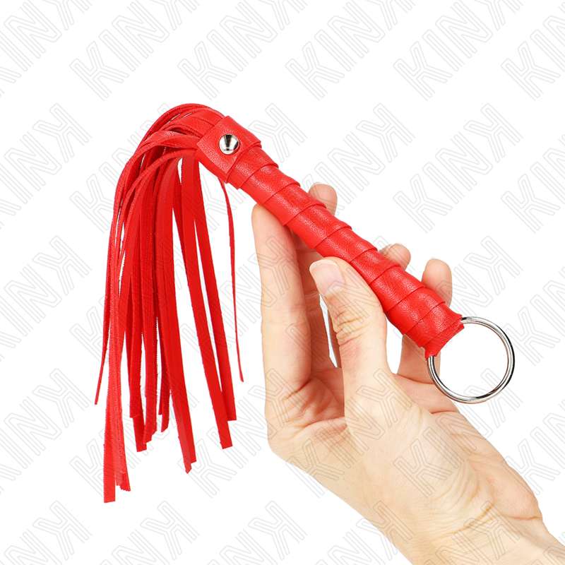 KINK - SIMPLE MINI RED WHIP 28 CM KINK - SIMPLE MINI RED WHIP 28 CM