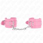 KINK - SIMPLE WRIST RESTRAINTS PINK ADJUSTABLE 20-23 CM X 5.5 CM