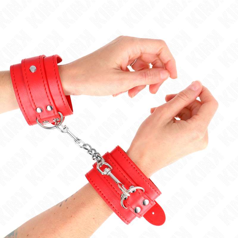 KINK - SIMPLE WRIST RESTRAINTS RED ADJUSTABLE 20-23 CM X 5.5 CM KINK - SIMPLE WRIST RESTRAINTS RED ADJUSTABLE 20-23 CM X 5.5 CM