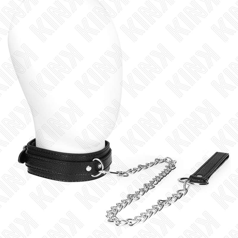 KINK - SNAKE PATTERN NECKLACE WITH LEASH 65 CM KINK - SNAKE PATTERN NECKLACE WITH LEASH 65 CM