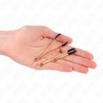KINK - THIN NIPPLE CLAMPS GOLD 7 CM
