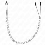 KINK - THIN NIPPLE CLAMPS WITH THICK CHAIN 30 CM