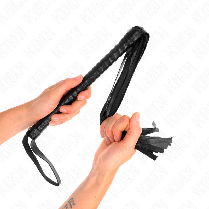 KINK - WHIP WITH BLACK TEXTURED HANDLE 48.5 CM KINK - WHIP WITH BLACK TEXTURED HANDLE 48.5 CM