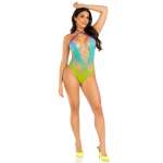 LEG AVENUE - DEGRADED BODYSUIT OCEAN